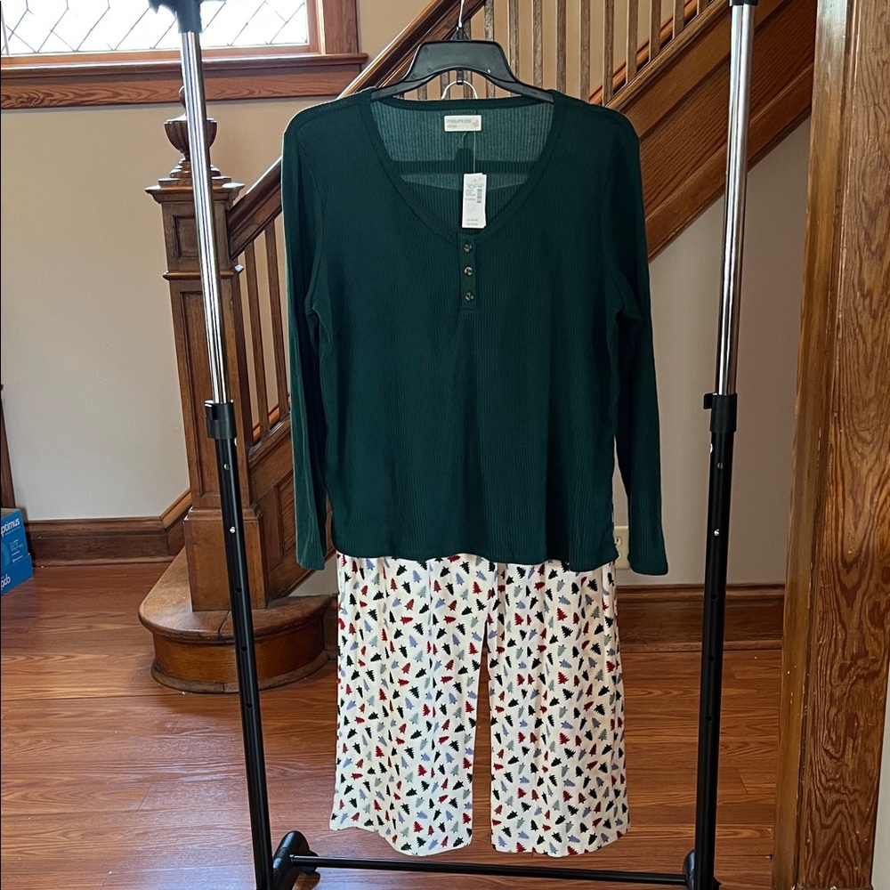 Maurices 2 Piece Pajama Lounge Set NWT Sizes XL XXL 2X